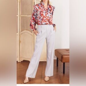 NIC AND ZOE PRESSED PETALS TOP NWT